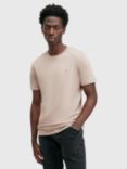 AllSaints Brace Crew Cotton T-Shirt, Natural Taupe