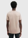 AllSaints Brace Crew Cotton T-Shirt, Natural Taupe