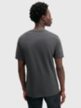 AllSaints Brace Crew Cotton T-Shirt, Grey Mid