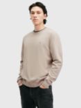 AllSaints Raven Organic Cotton Crew Sweatshirt