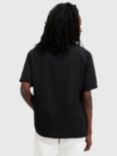 AllSaints Bryant Short Sleeve Shirt, Black Black