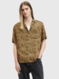 AllSaints Carcle Leopard Print Shirt, Natural Taupe