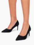 KG Kurt Geiger Aiden Pointed Heeled Courts, Black