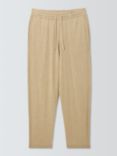 John Lewis Cotton Cashmere Lounge Trousers, Natural Sand