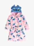 Brand Threads Disney Stitch Kids' Dressing Gown, Pink