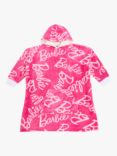 Brand Threads Kids' Barbie Hooded Blanket, Pink