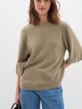 InWear Monika Wool Cashmere Blend Knit Top, Natural