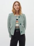 InWear Theia Houndstooth Jacket, Hunter Green