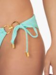 NAIA Beach Fiji Double Ring Bikini Bottoms, Azure Blue