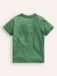 Mini Boden Kids' Cotton Foil Bee T-Shirt, Rosemary Green, Rosemary Green