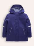 Mini Boden Kids' Waterproof Fisherman's Jacket, College Navy