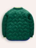 Mini Boden Kids' Water Resistant Coat, Jewel Green