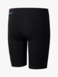 Speedo Kids' Digital Panel Jammer Swim Shorts, Black