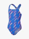 Speedo Kids' Hyperbloom Medalist Swimsuit, Cobalt