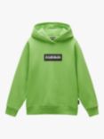 Napapijri Kids' Chamois Logo Hoodie, Green