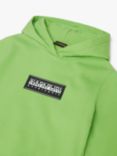 Napapijri Kids' Chamois Logo Hoodie, Green