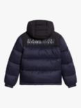 Napapijri Kids' Hornelen Puffer Jacket, Navy