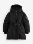 Ted Baker Kids' Quilted Longlne Coat, Black