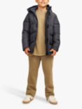 Jack & Jones Kids' World Puffer Jacket, Asphalt