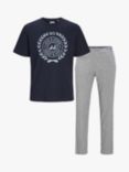 Jack & Jones Kids' Cotton T-Shirt & Trousers Set, Skynight