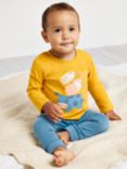 Mini Cuddles Baby Cotton Farmyard Long Sleeve Tops, Pack of 3, Blue