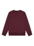 Levi's Kids' Batwing Crew Neck Sweatshirt, Chocolate Truffle