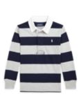 Ralph Lauren Kids Stripe Rugby Shirt, Cruise Navy