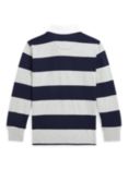 Ralph Lauren Kids Stripe Rugby Shirt, Cruise Navy