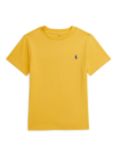 Polo Ralph Lauren Kids' Cotton Short Sleeve T-Shirt, Gold Bugle