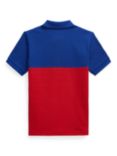 Polo Ralph Lauren Kids' Colour Block Polo Shirt, Red