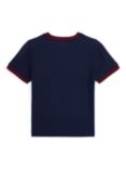 Polo Ralph Lauren Kids' Cotton Logo T-Shirt, Navy