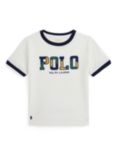 Polo Ralph Lauren Kids' Cotton Logo T-Shirt, Deckwash White