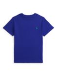 Polo Ralph Lauren Kids' Cotton T-Shirt, Classic Azure