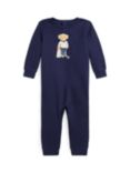 Ralph Lauren Baby Bear Sleepsuit, Navy