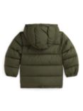 Ralph Lauren Polo Ralph Lauren Kids' Water Repellent Down Jacket, Olive/Orange