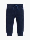 JoJo Maman Bébé Baby Drawstring Joggers, Pack of 2, Navy