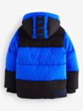 Ted Baker Kids' Colourblock Padded Coat, Blue