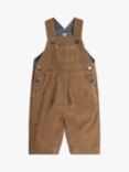 JoJo Maman Bébé Baby Cord Dungaree & Top Set, Brown