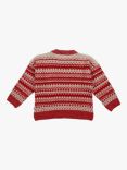 The New Society Kids' Moritz Logo Jumper, Vanilla Cream