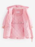 Ted Baker Kids' Frill Tiered Coat, Pink