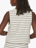 Sisters Point Harti Stripe Top, Cream/Navy