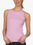 Sisters Point Eike Slim Fit Rib Top, Soft Pink