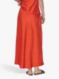 Sisters Point Gewo Satin Skirt, Burned Orange