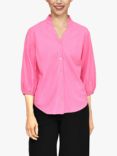 Sisters Point Emia Textured Frill Collar Shirt, Pink