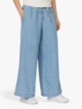 Sisters Point Osa Wide Leg Jeans, Light Blue Wash