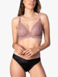 Hotmilk Heroine Flexiwire Plunge Nursing Bra, Sand, Mocha