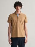 GANT Piqué Polo Shirt, Warm Khaki