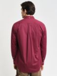 GANT Regular Fit Poplin Shirt, Wine Red