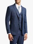 Ted Baker Slim Fit Wool Blend Suit Jacket, Blue/Mauve