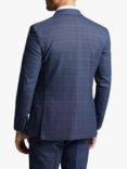 Ted Baker Slim Fit Wool Blend Suit Jacket, Blue/Mauve